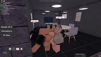 Play Horny black haired whore sucks and fucks in a public place with a horny ass blonde guy