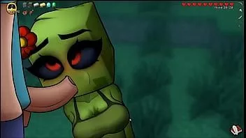 play Hornycraft [minecraft parody hentai game pornplay ] ep.19 the creeper girl give me a hot blowjob and enjoyed a huge facial cumshot