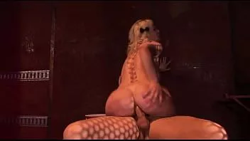 Play Cherry sucks a dick through some bars and then fucked hard in the ass