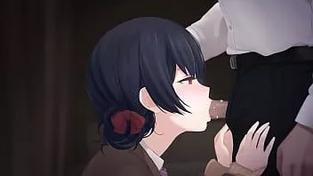 Play Hentai idol master - rinze morino blowjob deepthroat double cumshot swallow