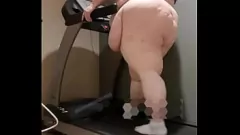 Play SSBBW Evaporated Milk Big Belly and Ass Jiggle Workout