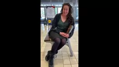 play Brunette MILF Gets Off in Public with Remote Control Sex Toy