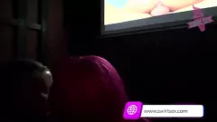 play Ebony Teen's Public Facial at the Adult Theatre